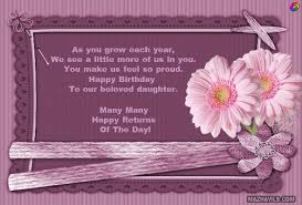 Quotes From Daughter Happy Birthday. QuotesGram via Relatably.com