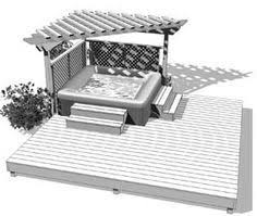 like the partial pergola hot tub backyard hot tub patio hot tub gazebo