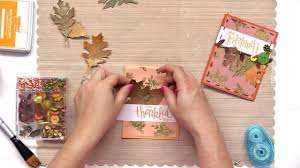 Make big watercolor paintings and then. Learn How To Create Fun Fall Cards Youtube