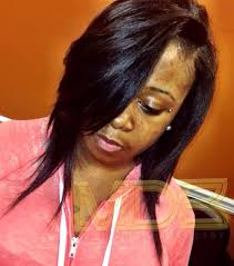 Your girl is feeling classy and chic! Invisiblepart Bob Weave Bob Weave Hairstyles Bob Hairstyles Weave Hairstyles