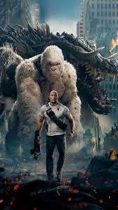 Movie Rampage 2018 Official Poster 720x1280 Wallpaper Full Movies Online Free Full Movies Rampage Movie