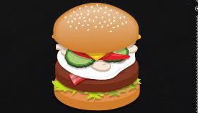 Hamburguesa y verduras en un bollo. Juegos De Hamburguesas Gratis Para Chicas