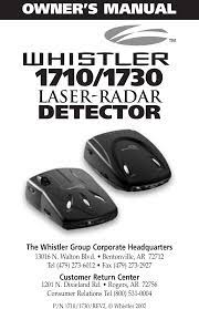 A computer that calculates your average speed from one point to another. Wh01 Radar Detector User Manual 1710 1730 Man The Whistler Group