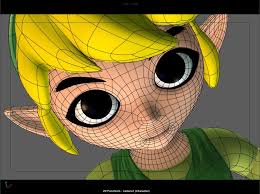 Toon Link Wireframe By Chromalious On Deviantart Wireframe Deviantart Art