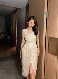 twice~tzuyu 1st photobook yes, i am tzuyu photobook 4k scans. Sparkling Beige Dress With Bow Tzuyu Twice K Fashion At Fashionchingu
