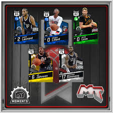 The most common kawhi leonard card material is ceramic. Nba 2k Kawhi Leonard Damian Lillard Kevin Love Joe Johnson And Jonathon Simmons Shined On Nba Opening Night Grab Their All New Moments Cards Now Available In Nba 2k17 Myteam League Packs