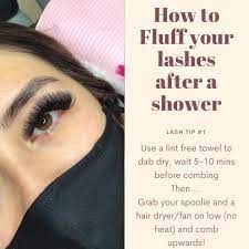 Can you get lash extensions wet? Mikado Lashes Fluff Your Lashes After A Shower A