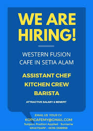Setia alam, setia alam sari, setia alam postcode, setia alam convention centre, setia alam map, setia alam club, setia alam selangor job vacancy. Looking For Kitchen Crew Jobs Full Time Hospitality F B On Carousell