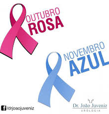 Resultado de imagem para OUTUBRO ROSA - NOVEMBRO AZUL - LOGOS