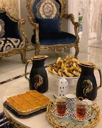 شيـخة المزاين بنت العبود Shared A Photo On Instagram الحياة جميلة جد ا وستزداد جمال ا إن كان ب Food Drink Photography Tea Party Food Food Display Table