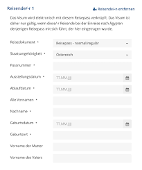 Flugticket selber basteln vorlage : Erlauterungen Antragsformular Fur Das Turkei Visum