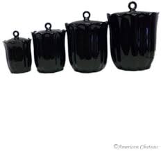 Shop for black and white canisters online at target. Black Kitchen Canisters Ideas On Foter