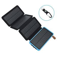 azot 12000mah solar charger power bank waterproof portable external battery backup with dual usb for android ipa solar charger solar energy panels solar energy