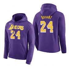 Kobe bryant, el segundo, ca. Lakers Kobe Bryant Statement Purple Hoodie