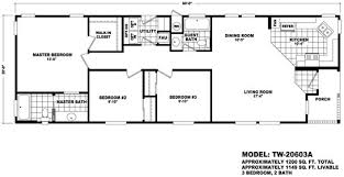 In the below collection, you'll find dozens of 3 bedroom house plans that feature modern amenities. Floor Plan Tw 20603a 20 Wide Homes Durango Homes Built By Cavco Manufactured Home Floor Plans Available In Arizona California Colorado Nevada New Mexico And Utah