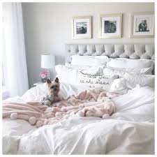 White Light Grey Bedroom Pink Gold Accents Grey And Gold Bedroom Pink Bedroom Decor Pink Bedrooms Vibrant bedding in pink tones is offset by a neutral silk and wool gray area rug. white light grey bedroom pink