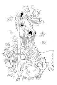 Lena Furberg Horse Coloring Pages Horse Drawings Horse Coloring