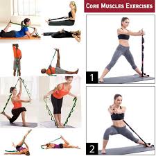 Yoga Strap Training Belt Yoga Stretch 10 Loop Belt Fitness Resistance Exercise 2 99 Picclick Uk Yoga Strap Stretches Yoga Stretches Yoga Strap