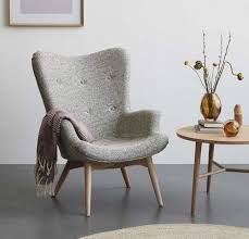 Sessel Skandinavisch Relaxsessel Mit Hocker My Lovely Home Wohnzimmersessel Mobeldesign Ohrensessel Modern