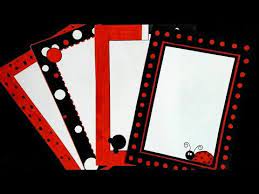 4 In 1 Border Design On Paper A4 Simple Border Design For Project Handmade Assignment Front Page Border Design Page Borders Design Colorful Borders Design