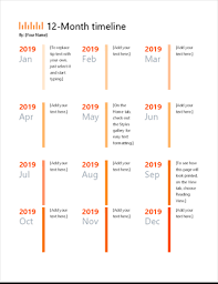 12 Month Timeline