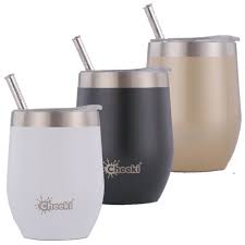 Maybe you would like to learn more about one of these? Cheeki Insulated Wine Tumbler With Straw 320ml