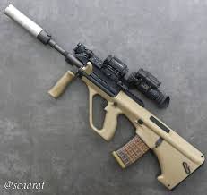 You can rely on your steyr tractor in all kinds of situations. Steyr Aug In Night Ops Mode Except For The Color Maybe Desert Nights Are Yellowish Steyr Aug Z A3 556 Nato Guns Guns Tactical Aug A3