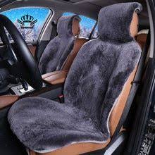 Fur Capes On The Seat Of The Car Of Australian 100 Sheepskin Shorn Fur Mouton Premium Car Seat Cover Gray For Ca Carseat Cover Sheepskin Seat Covers Car Seats