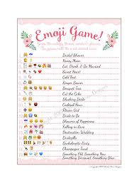 Review the list of games and see what. Bridal Shower Emoji Game Fun Unique Games Diy Pdf Wedding Personalized Watercolor Pink Floral Garden Flower Theme Emoticon Pictionary Bridal Shower Brunch Fun Bridal Shower Games Garden Party Bridal Shower