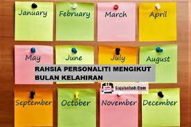 Mei, juni, juli, dan agustus. Kenali Rahsia Personaliti Melalui Bulan Kelahiran Seseorang