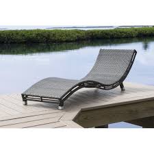 Graphite Curve Chaise Lounge Lounge Chair Outdoor Pool Chaise Lounge Pool Chaise