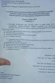 Graficul functiei de gradul 2. Subiecte Variante Si Rezolvari Pentru Examene Nationale 2021 Subiecte Grad Didactic 2 Educatoare Constanta 2017