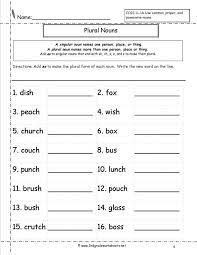 plural nouns worksheets 99worksheets