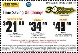 Tires Plus 21 99 Oil Change Coupon August 2014 Oil Change Change Car Care