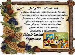 El día del profesor conmemora a las personas que ejercen la enseñanza como un trabajo regular. Frases Para El Dia Del Maestro Pensamientos De Amor Dia De Los Maestros Dedicatorias Para Maestros Feliz Dia Del Maestro