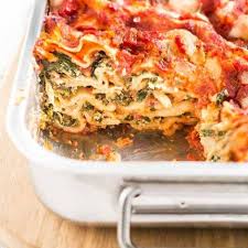 Spinach Lasagna Recipe Yummy I Used Trader Joe S Marinara Garlic Sauce Two Small C Vegetarian Lasagna Recipe Veggie Lasagna Recipe Vegetable Lasagna Recipes