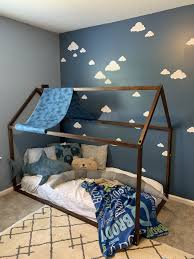 House Bed Toddler Bed House Montessori Toys Montessori Etsy Toddler Boys Room Toddler Rooms House Frame Bed