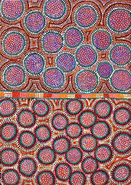 Nola Kantawarra Mulpu Tjukurrpa Bush Mushroom Dreaming 70x50cm Aboriginal Art Aboriginal Artwork Aboriginal