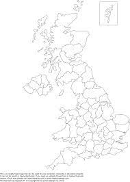 Includes notes and 11 insets. Printable Blank Uk United Kingdom Outline Maps Royalty Free