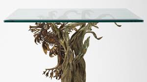Leafy Sea Dragon End Table Kirk Mcguire Bronze Sculpture Wield broad bolts (with 55 ).