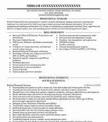 Also performs any and all related job duties as assigned. Director Patient Financial Services Resume Example Company Name Chisago City Minnesota