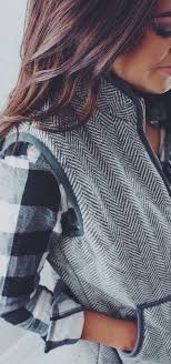 Black And White Buffalo Plaid Shirt Pinterest Cleodallas Stylish Winter Outfits Style Autumn Fashion