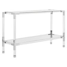 Amazing gallery of interior design and decorating ideas of acrylic console table in bedrooms, living rooms, girl's rooms, bathrooms. I5izmbyufjazkm
