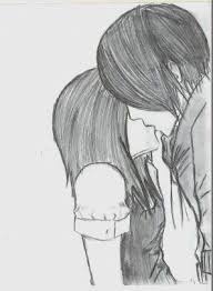 Pin By Amity Littleton On Love Emo Couples Couples Kissing Drawing Kissing Drawing