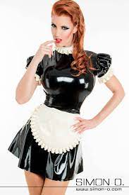 French Maid Latex Dress - also for him with made to measure service