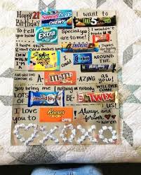 Birthday Card Ideas For Boyfriend Trendy Diy Crafts For Boyfriend Candy Bars 31 Ideas Candy Poster Candy Birthday Cards Birthday Candy