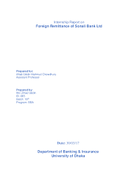 The latest fd rates on sbi deposits is effective from 10th january 2020. Pdf Foreign Remittance Of Sonali Bank Ltd Zihad Uddin Academia Edu