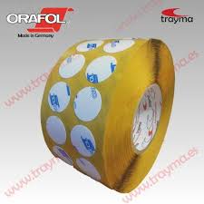 Tym 82406 Circulos Adhesivos Troquelados Doble Cara De Pvc Pegado Extra Adhesivo Soporte De Pvc Troquelado