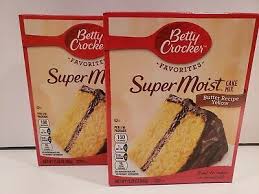 · if these chocolate cake mix cookies look absolutely delicious, it's because they are! Betty Crocker Super Moist Butter Recipie Yellow Cake Mix X 2 Ebay