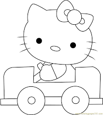 Maybe you would like to learn more about one of these? Hello Kitty Driving A Car Coloring Page For Kids Free Hello Kitty Printable Coloring Pages Online For Kids Coloringpages101 Com Coloring Pages For Kids